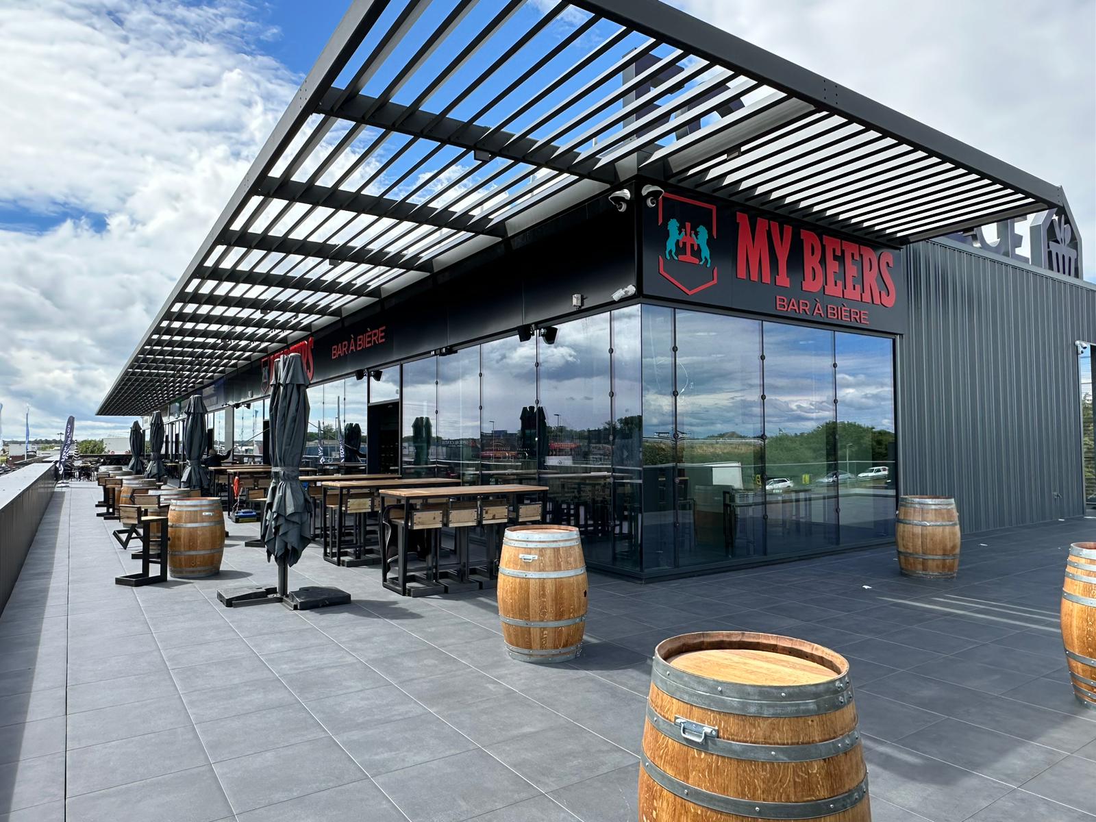 My beers Kingersheim propose une terrasse de 250m3 en rooftop