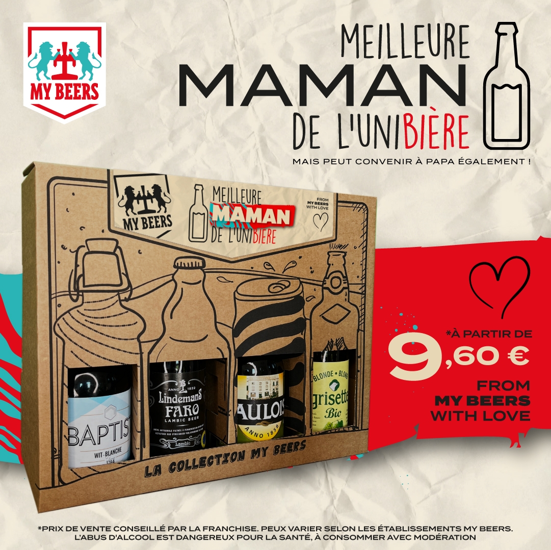 Coffret bières cadeau pour maman