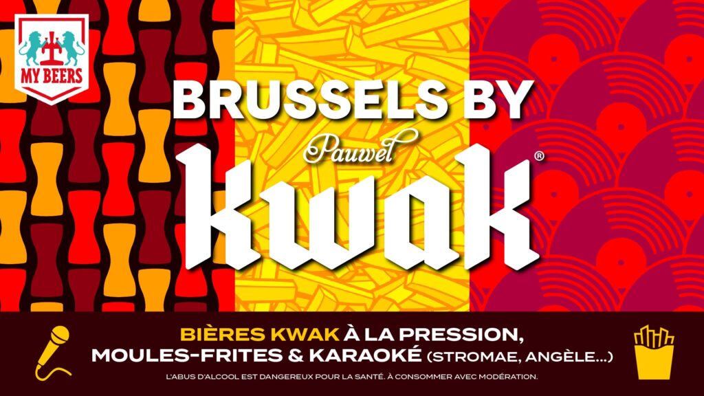 Visuel soirée Brussels by Kwak au My Beers
