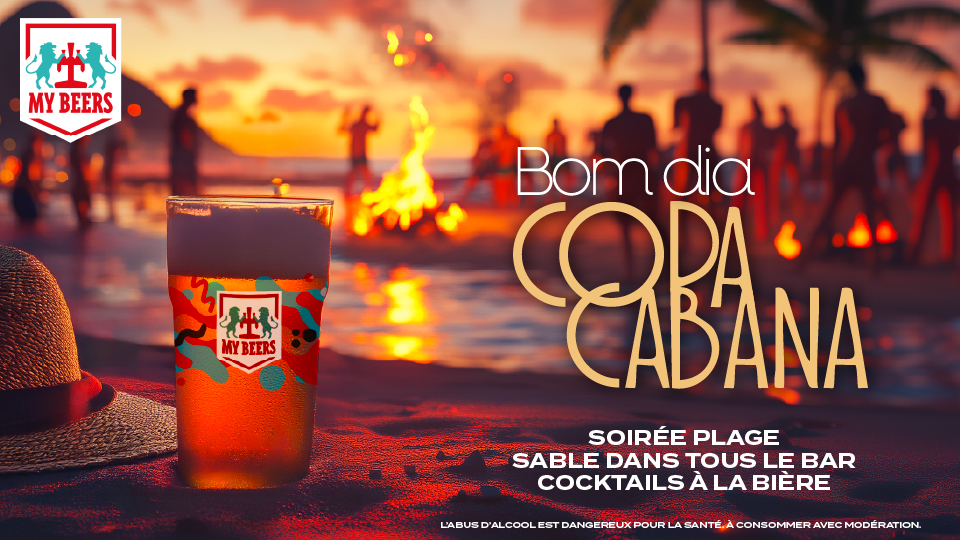 Visuel soirée Copacabana au My Beers