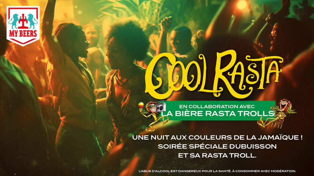 Visuel soirée Cool Rasta au My Beers