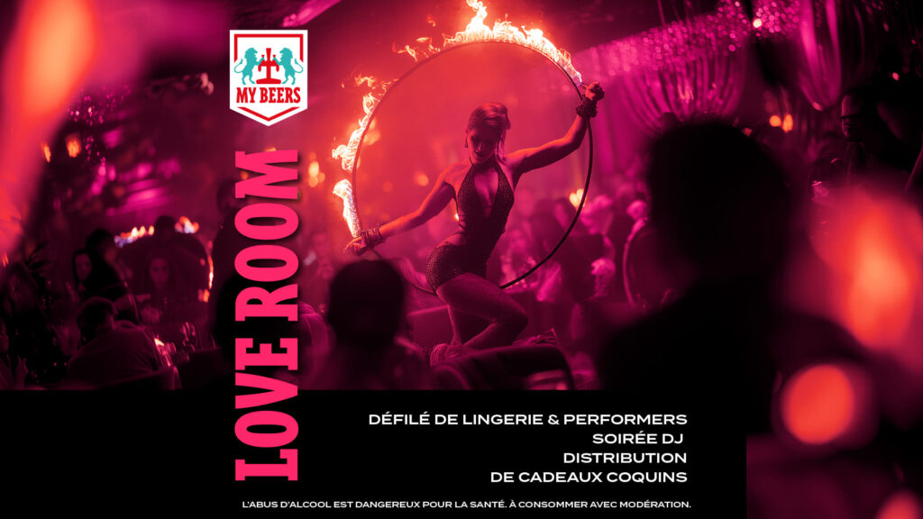 Visuel soirée Love Room au My Beers