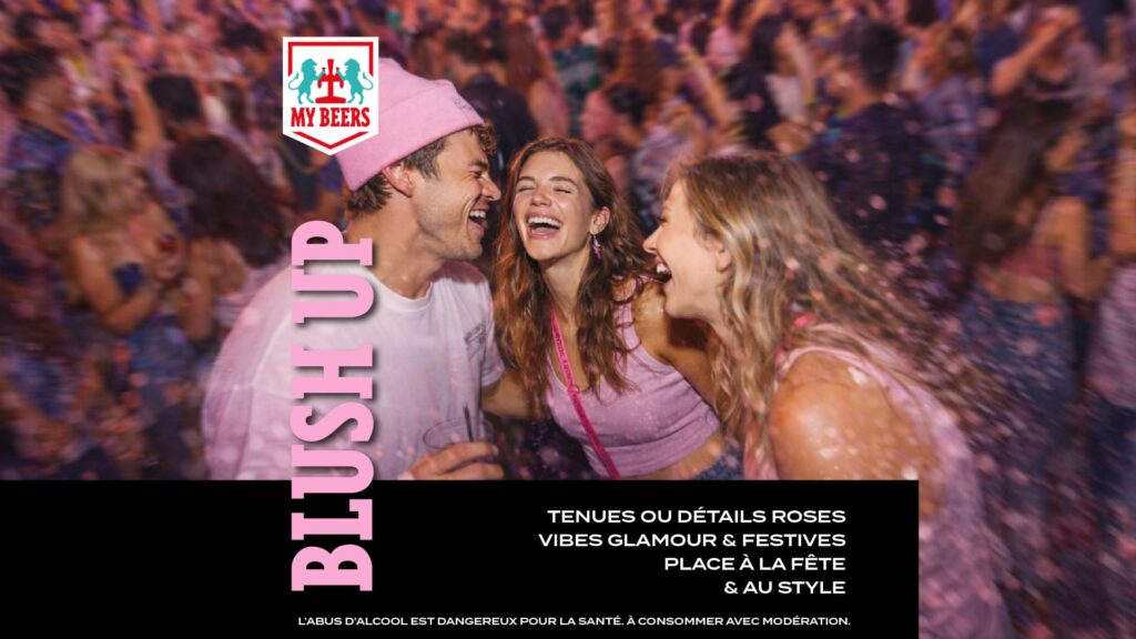 Visuel soirée Blush Up au My Beers