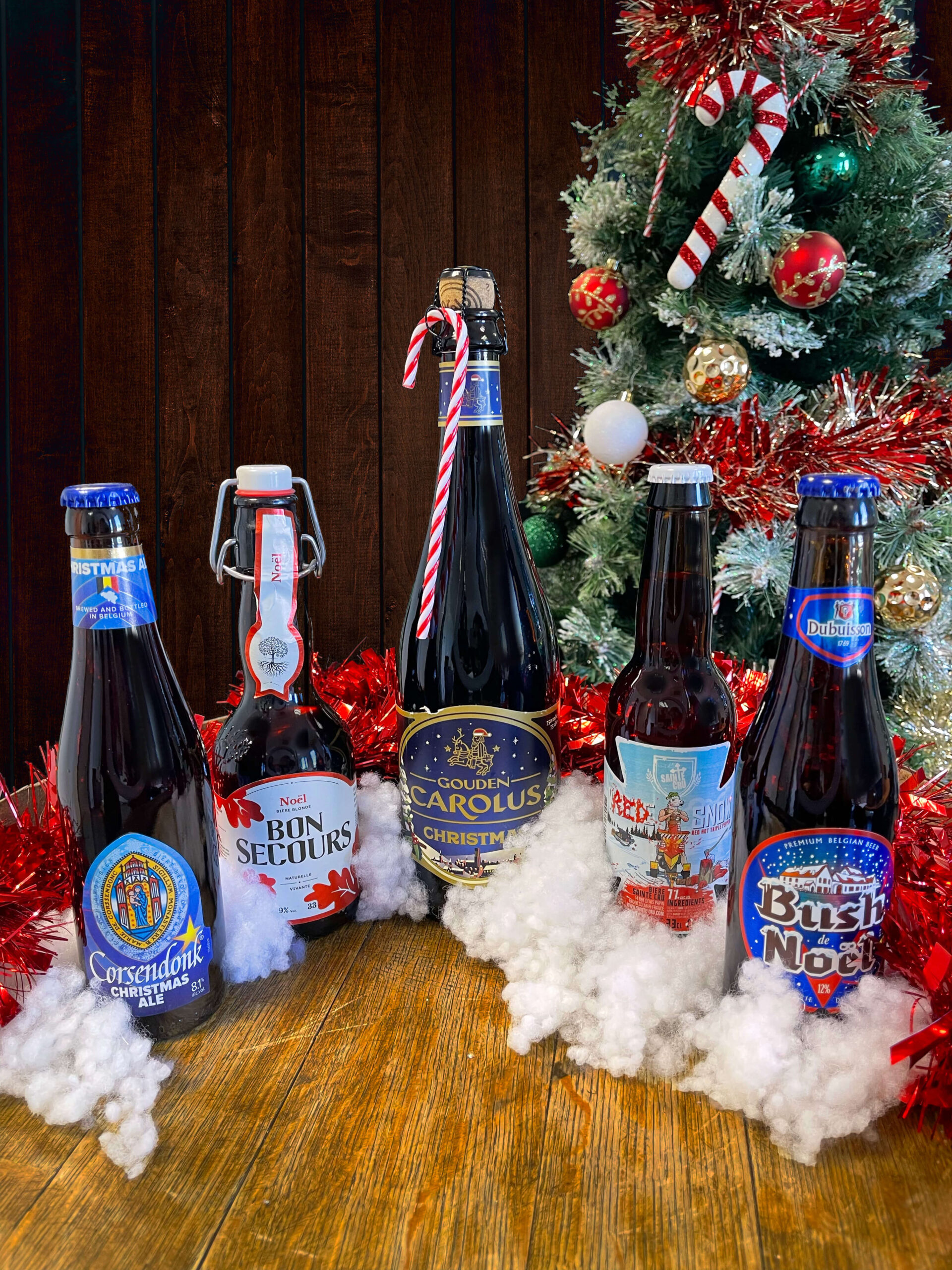 Selection de bières de Noël, pour avoir les meilleures idées cadeaux !